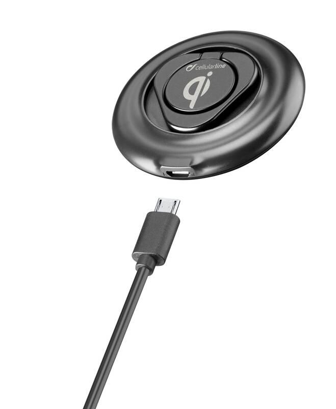 Bezdrátová nabíječka CellularLine Octopus s přísavkami, max.10W černá