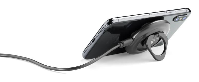 Bezdrátová nabíječka CellularLine Octopus s přísavkami, max.10W černá