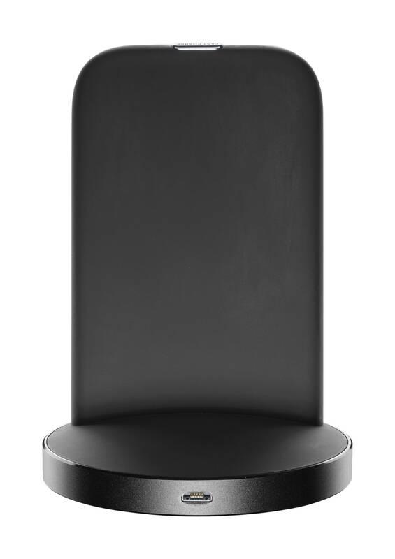 Bezdrátová nabíječka CellularLine Wireless Fast Charger Stand černá
