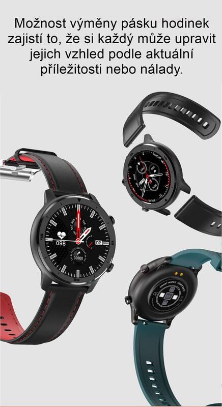 Chytré hodinky IMMAX SW15 černé