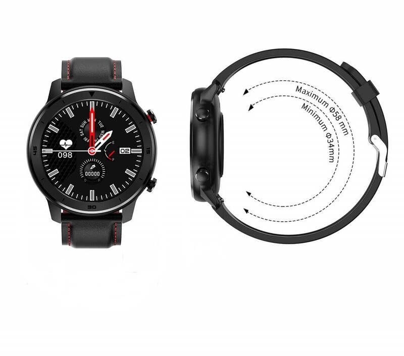 Chytré hodinky IMMAX SW15 černé, Chytré, hodinky, IMMAX, SW15, černé