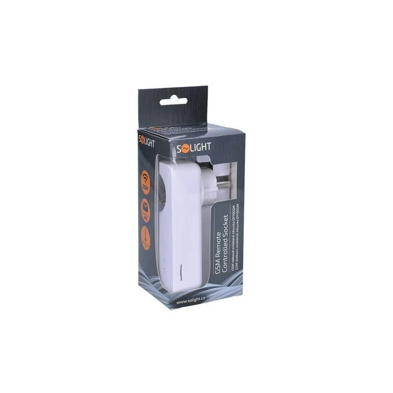Dálkově ovládaná zásuvka Solight GSM