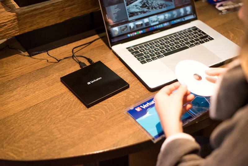 Externí Blu-ray vypalovačka Verbatim Slimline Ultra HD 4K USB-C černá