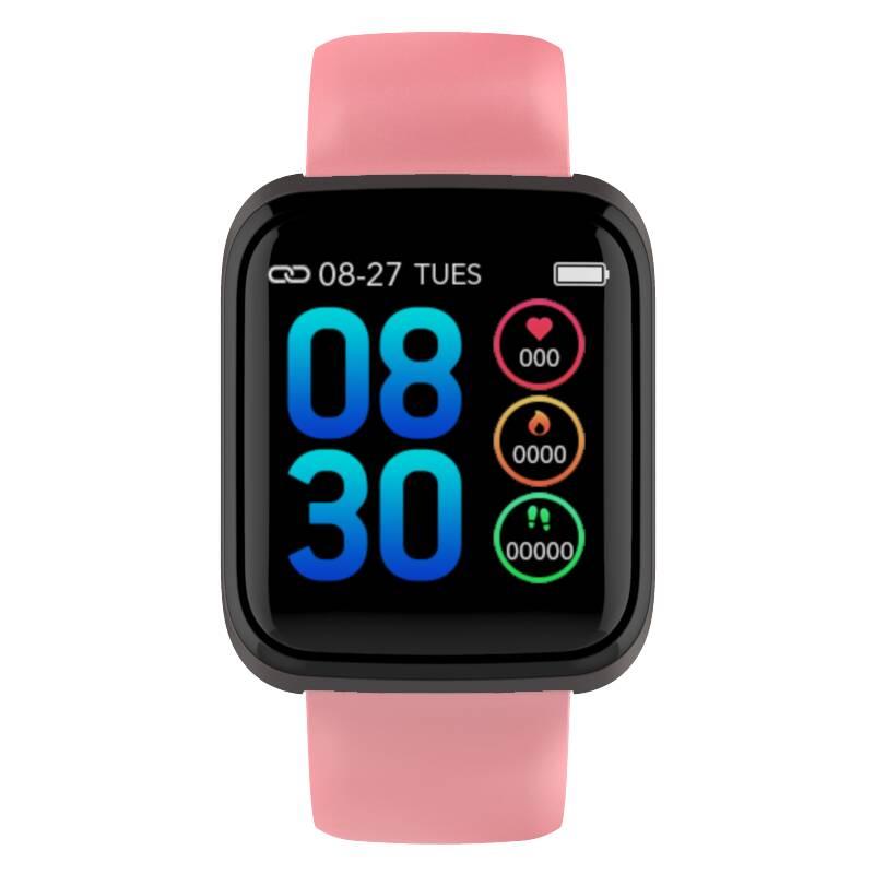 Fitness náramek CUBE 1 C36 růžový