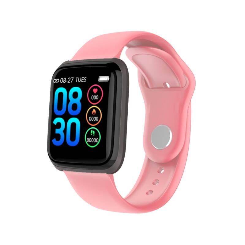 Fitness náramek CUBE 1 C36 růžový