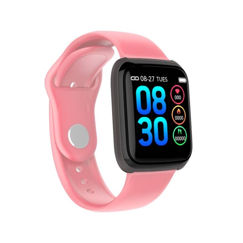 Fitness náramek CUBE 1 C36 růžový