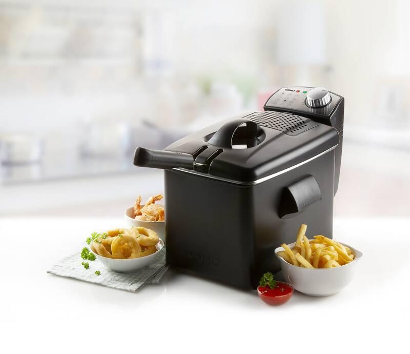 Fritéza Domo DO1014FR černá nerez