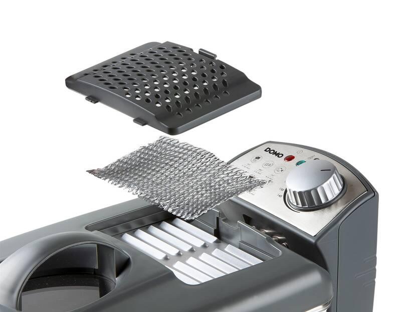 Fritéza Domo DO519FR bílá nerez