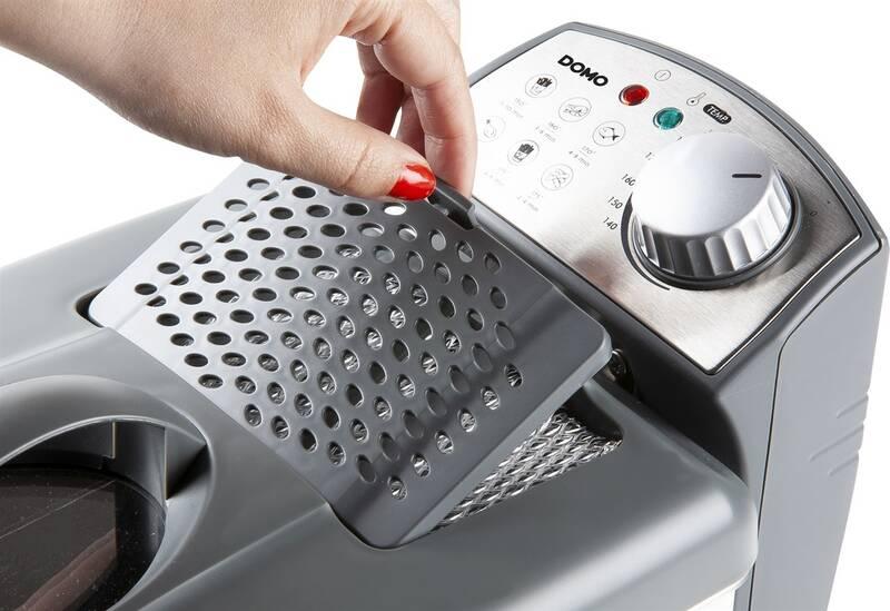 Fritéza Domo DO519FR bílá nerez