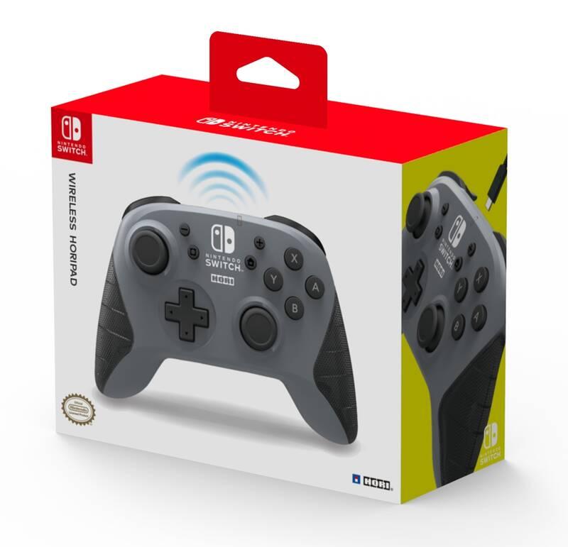 Gamepad HORI Wireless HORIPAD pro Nintendo Switch šedý