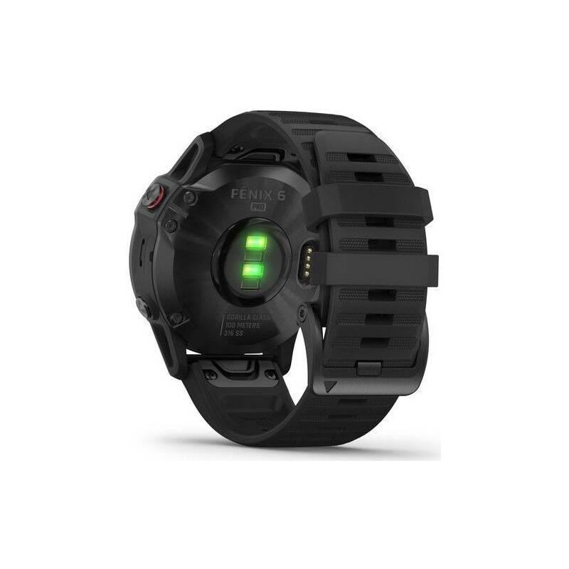 GPS hodinky Garmin fenix6 PRO Glass černé
