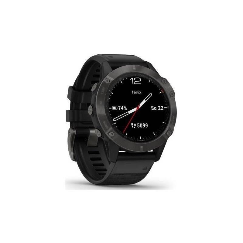 GPS hodinky Garmin fenix6 PRO Sapphire černé šedé