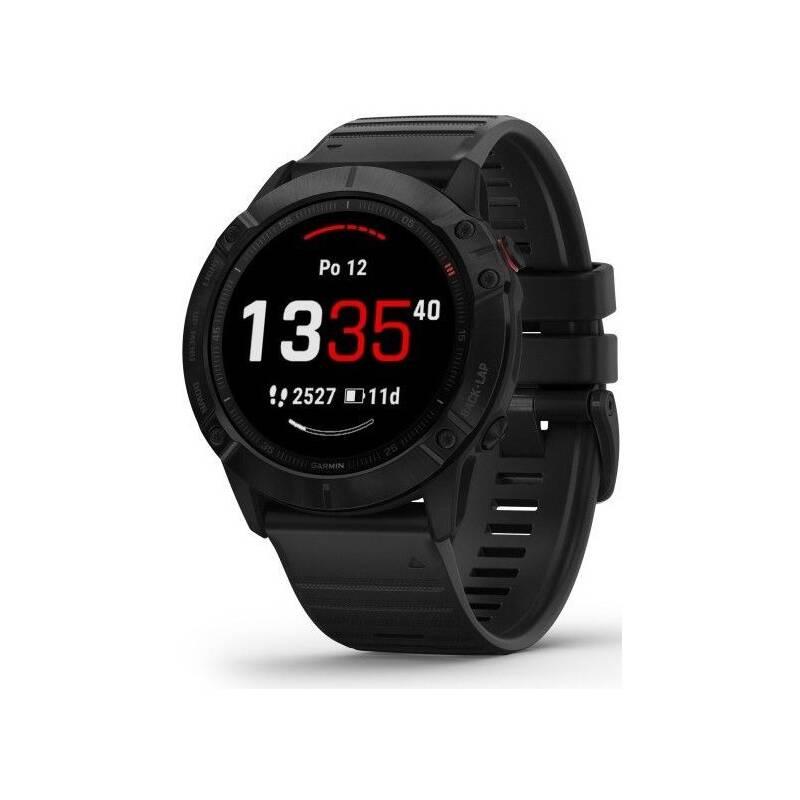 GPS hodinky Garmin fenix6X PRO Glass černé
