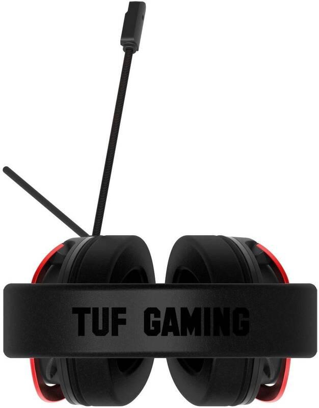 Headset Asus TUF Gaming H3 černý červený, Headset, Asus, TUF, Gaming, H3, černý, červený