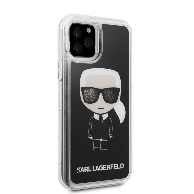 Kryt na mobil Karl Lagerfeld Iconic pro Apple iPhone 11 černý