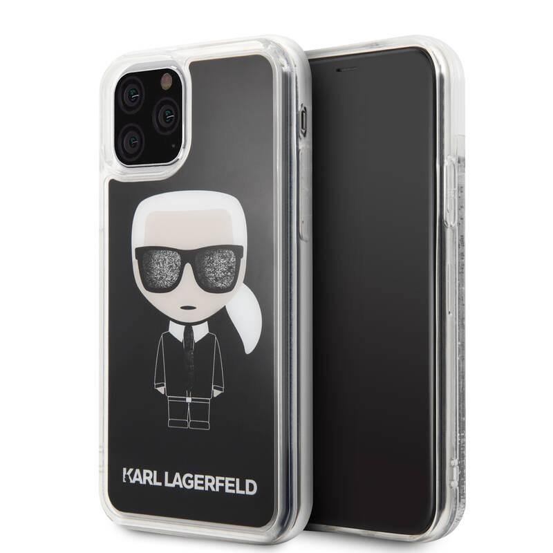 Kryt na mobil Karl Lagerfeld Iconic pro Apple iPhone 11 černý