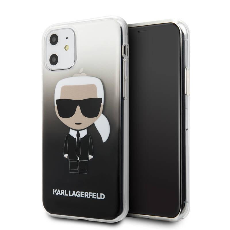 Kryt na mobil Karl Lagerfeld Iconic pro Apple iPhone 11 černý