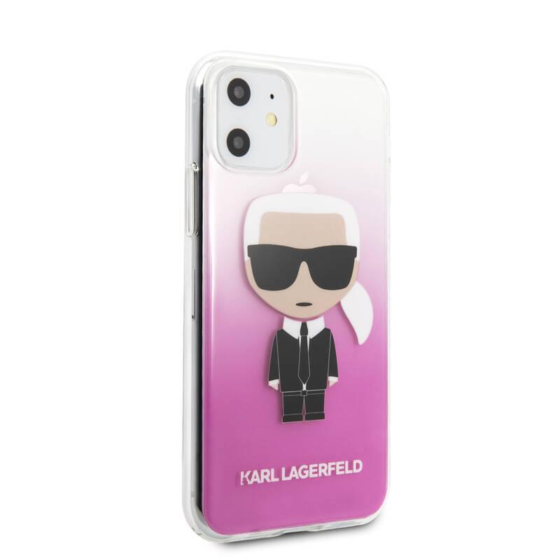 Kryt na mobil Karl Lagerfeld Iconic pro Apple iPhone 11 růžový