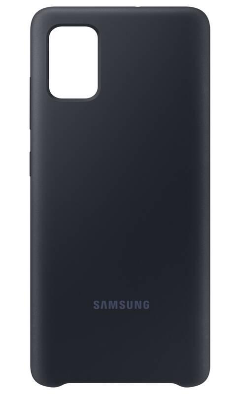 Kryt na mobil Samsung Silicon Cover pro Galaxy A51 černý