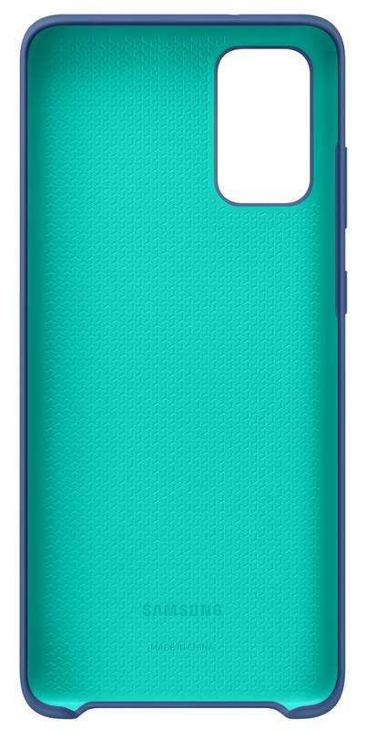 Kryt na mobil Samsung Silicon Cover pro Galaxy S20 modrý