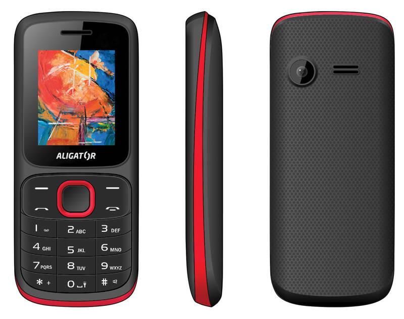 Mobilní telefon Aligator D210 Dual SIM červený