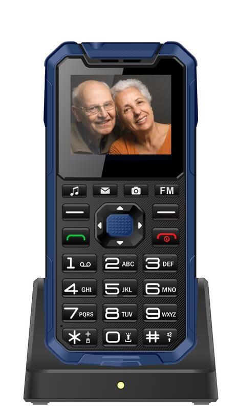 Mobilní telefon CUBE 1 S400 Senior Dual SIM modrý