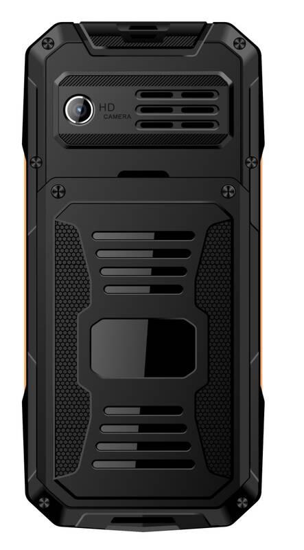 Mobilní telefon CUBE 1 S400 Senior Dual SIM oranžový