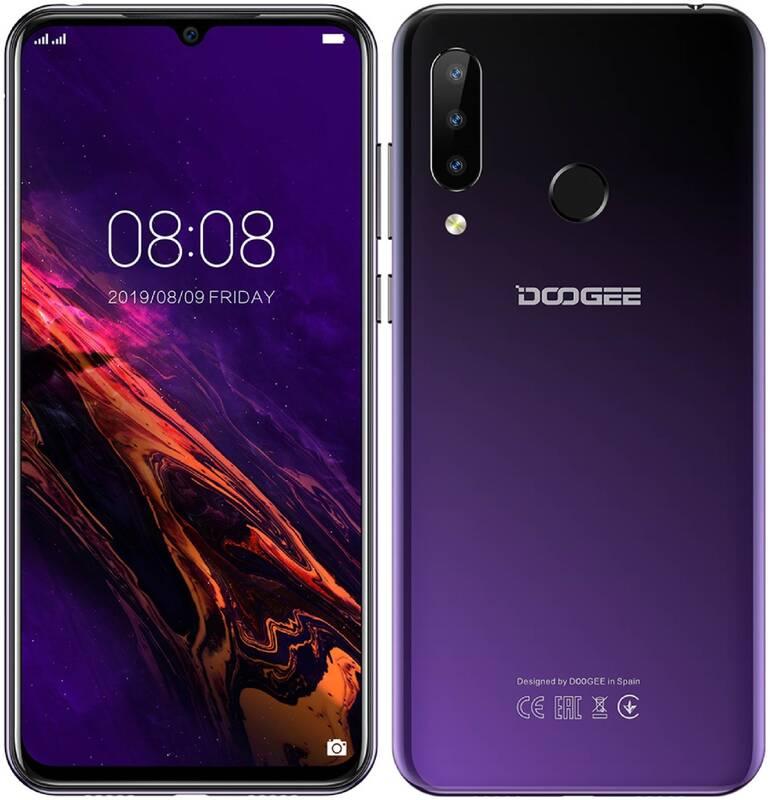 Mobilní telefon Doogee Y9 Plus fialový