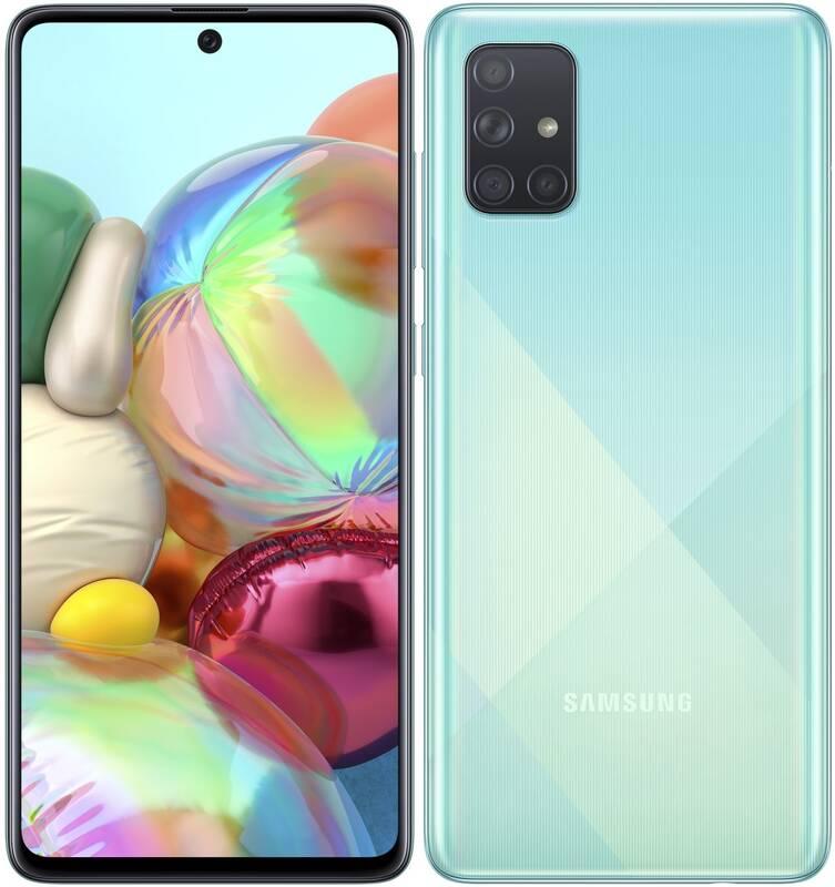 Mobilní telefon Samsung Galaxy A71 modrý