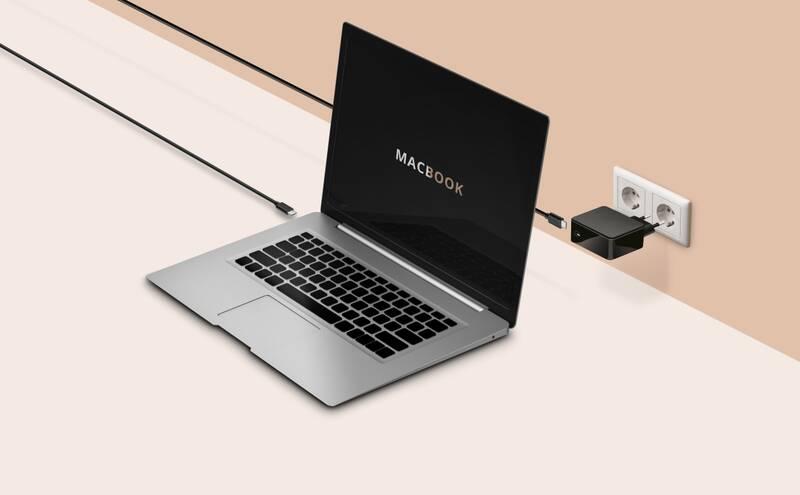 Napájecí adaptér Trust Maxo 61W pro notebooky Apple Macbook, USB-C PD