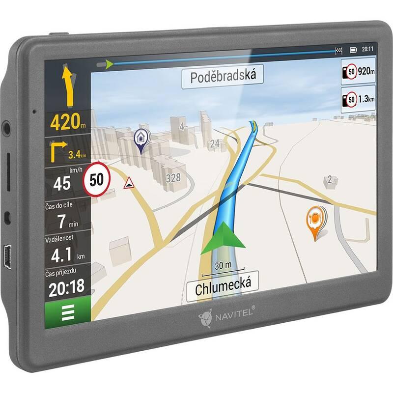 Navigační systém GPS Navitel E700 TMC černá, Navigační, systém, GPS, Navitel, E700, TMC, černá