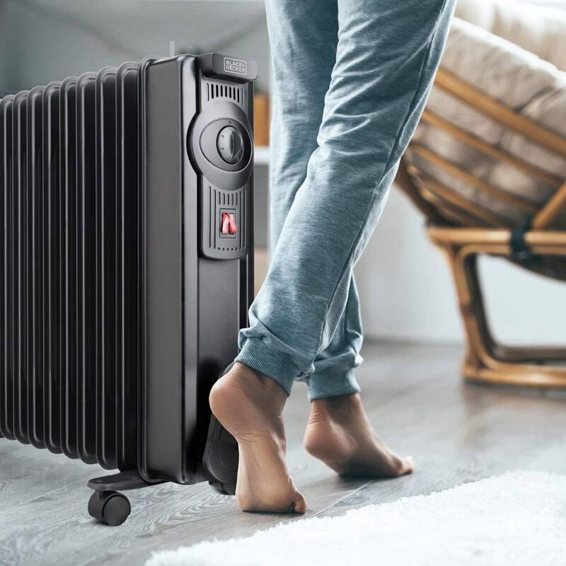 Olejový radiátor Black Decker BXRA2000E černý