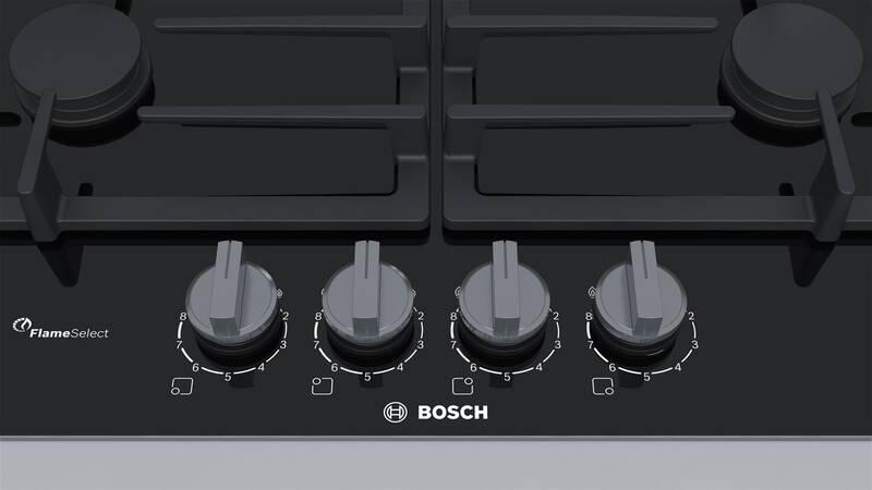 Plynová varná deska Bosch PRP6A6D70 černá