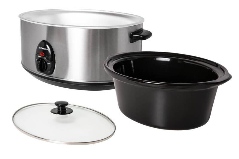 Pomalý hrnec Rohnson R-2840 stříbrný