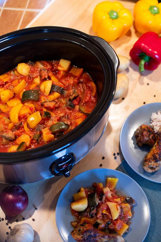 Pomalý hrnec Rohnson R-2840 stříbrný