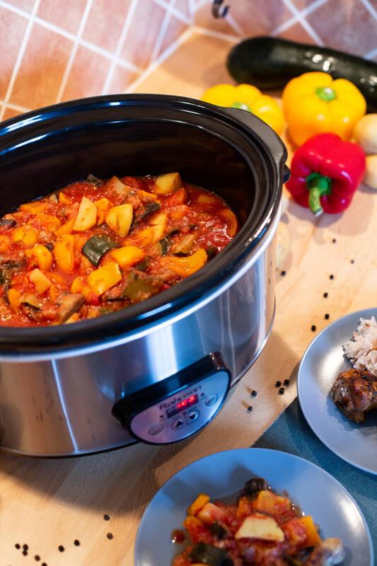 Pomalý hrnec Rohnson R-2855 stříbrný