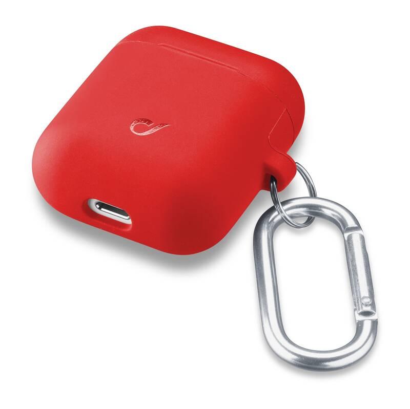 Pouzdro CellularLine Bounce pro Apple AirPods červené