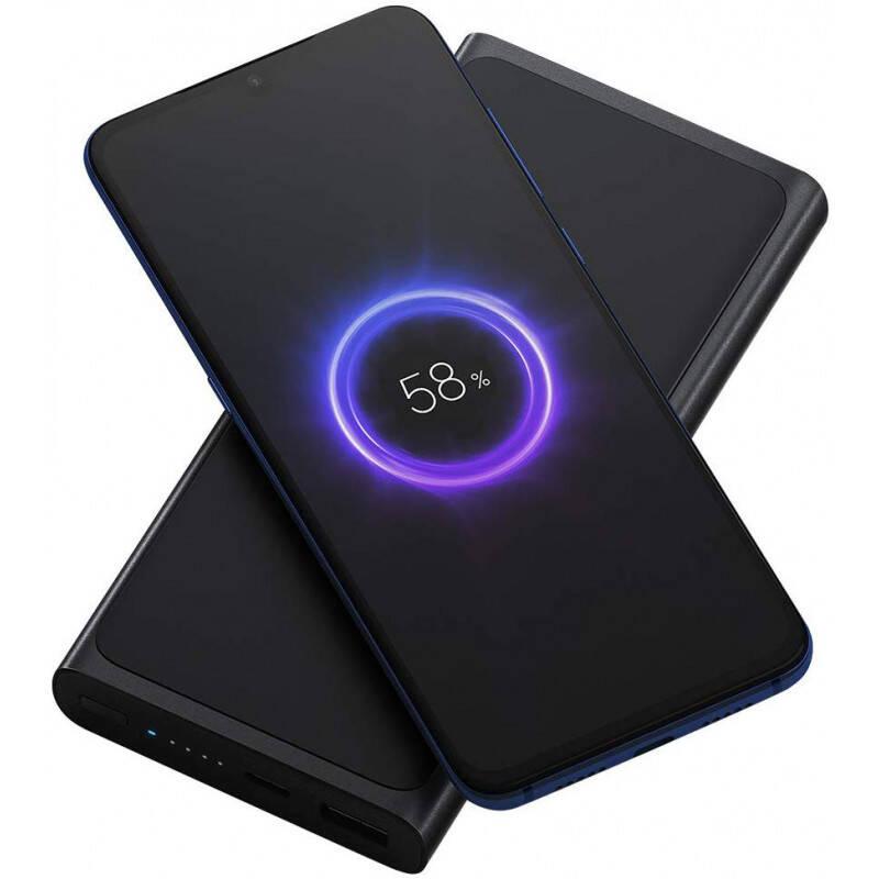 Powerbank Xiaomi Mi Wireless charge 10000mAh, USB-C černá