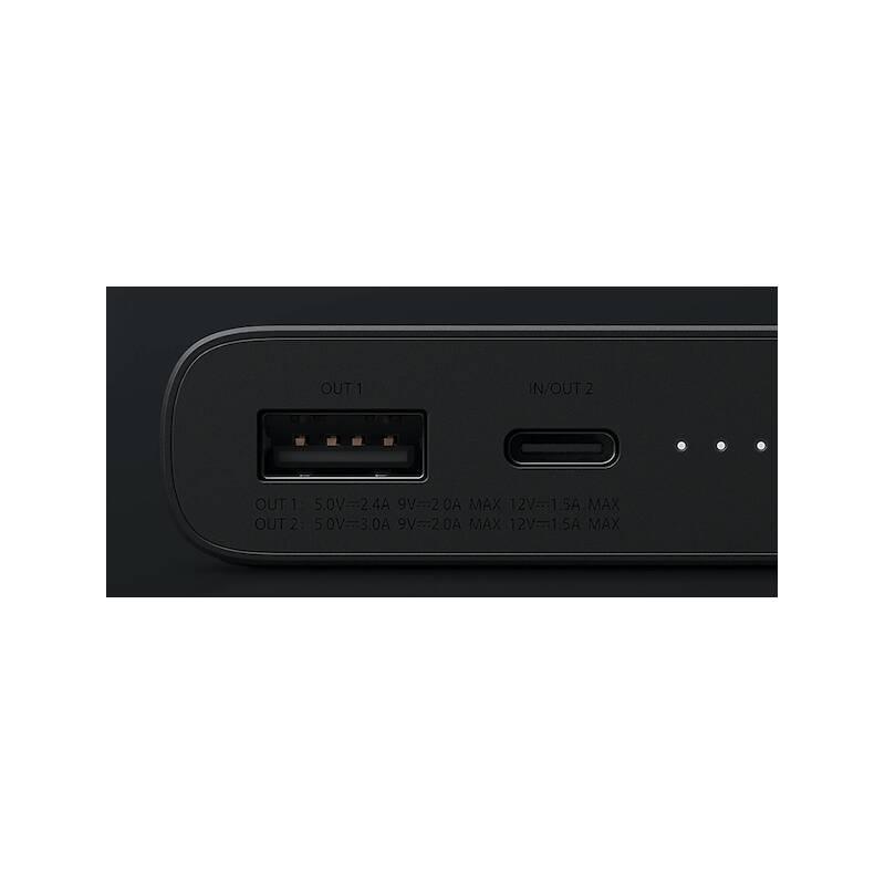 Powerbank Xiaomi Mi Wireless charge 10000mAh, USB-C černá