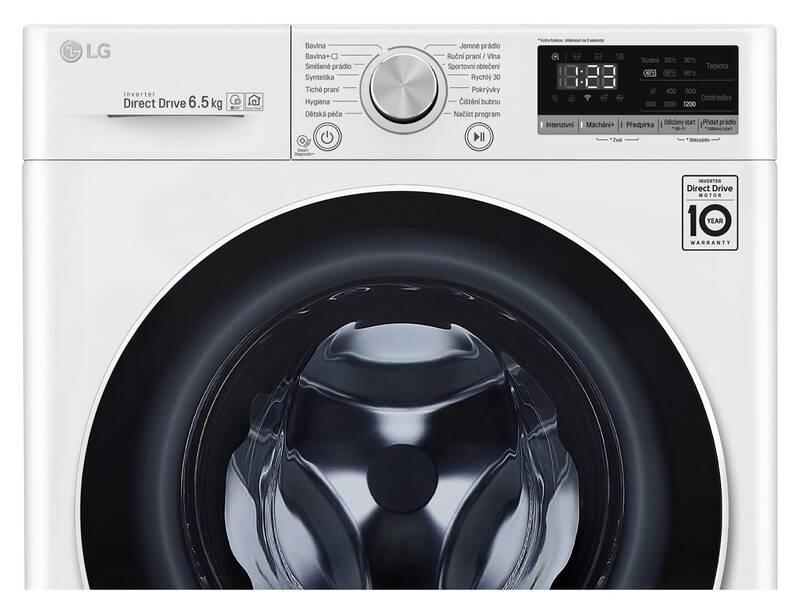 Pračka LG F2WN5S6N0 bílá