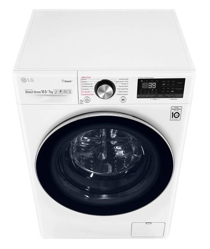 Pračka se sušičkou LG F4DV910H2 bílá