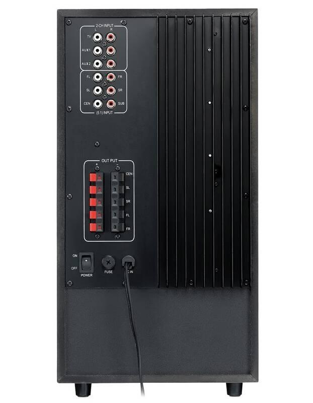 Reproduktory Genius SW-HF 5.1 6000 Verze II. černé hnědé