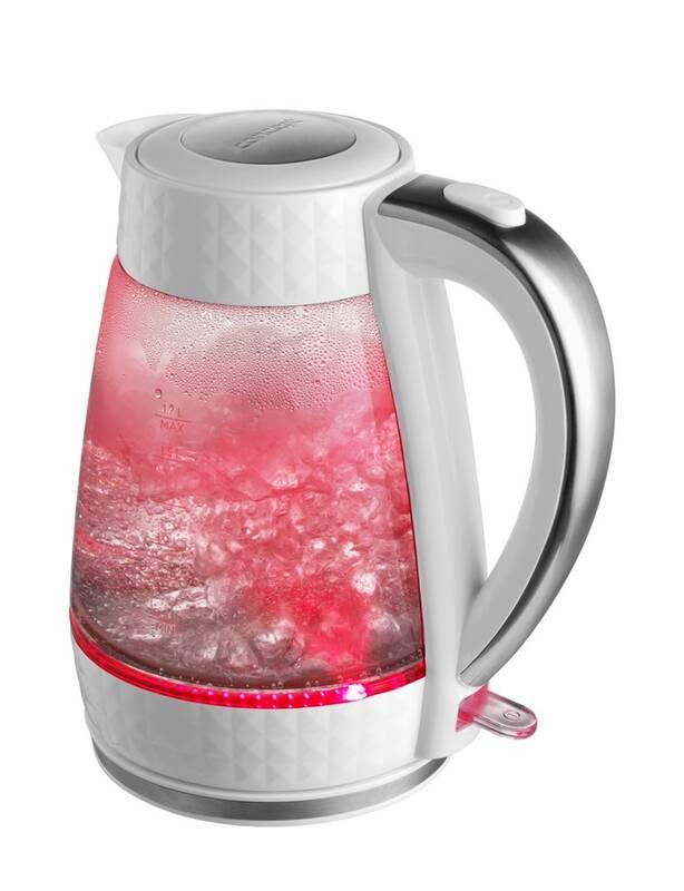 Rychlovarná konvice Concept RK4090 bílá sklo