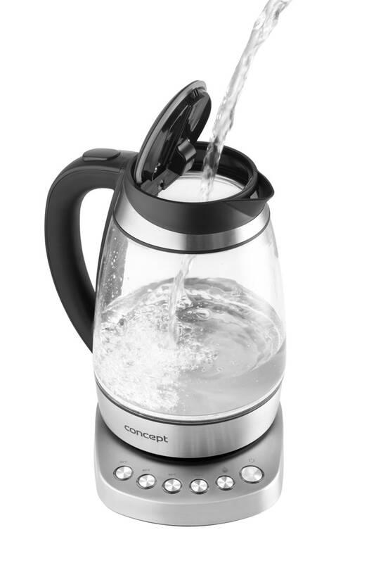 Rychlovarná konvice Concept RK4130 černá sklo