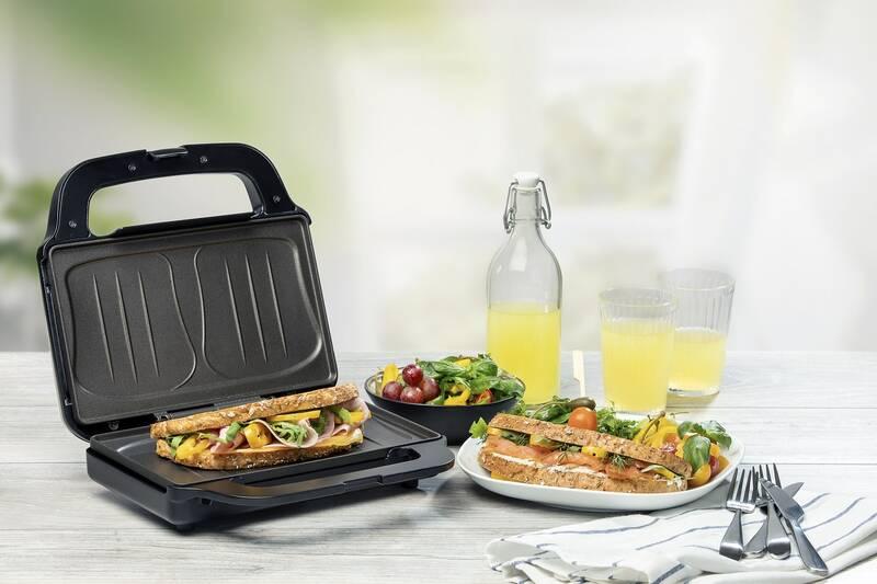 Sendvičovač Domo DO9195C černý nerez