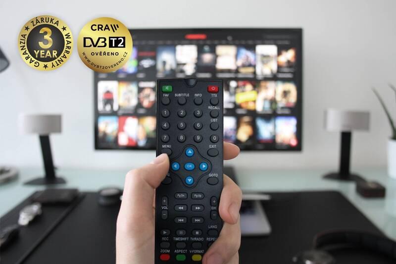 Set-top box NEW DIGITAL T2 265 HD černý