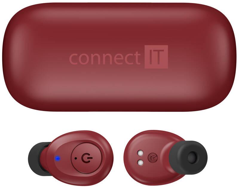Sluchátka Connect IT HYPER-BASS Ed. II červená, Sluchátka, Connect, IT, HYPER-BASS, Ed., II, červená