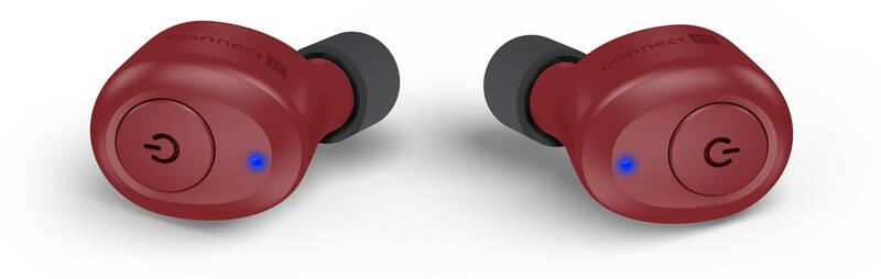 Sluchátka Connect IT HYPER-BASS Ed. II červená