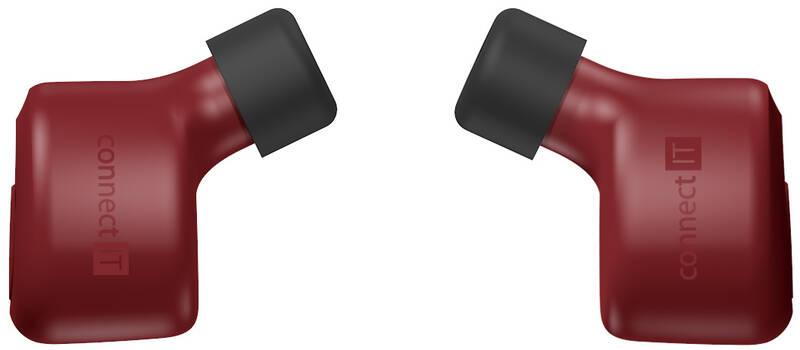 Sluchátka Connect IT HYPER-BASS Ed. II červená