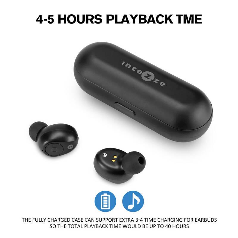 Sluchátka Intezze Pebble černá